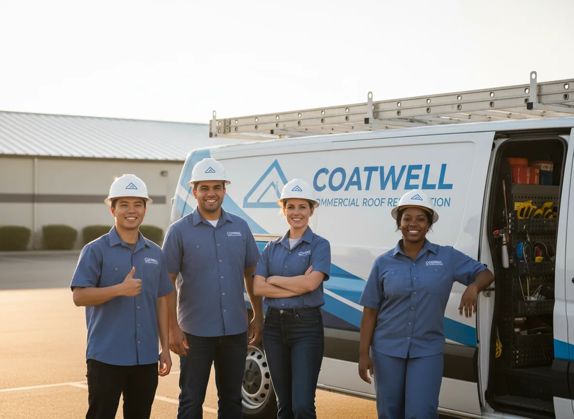 Commercial roof coating company in Hardenville, MO